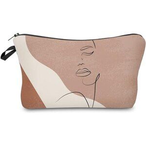 Makeup Case Small, Cosmetic Zipper Bag Waterproof for Purse Mini